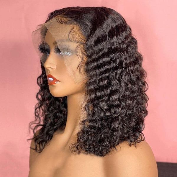 Christina | Preplucked Virgin Human Hair Lace Wig | Deep Wave