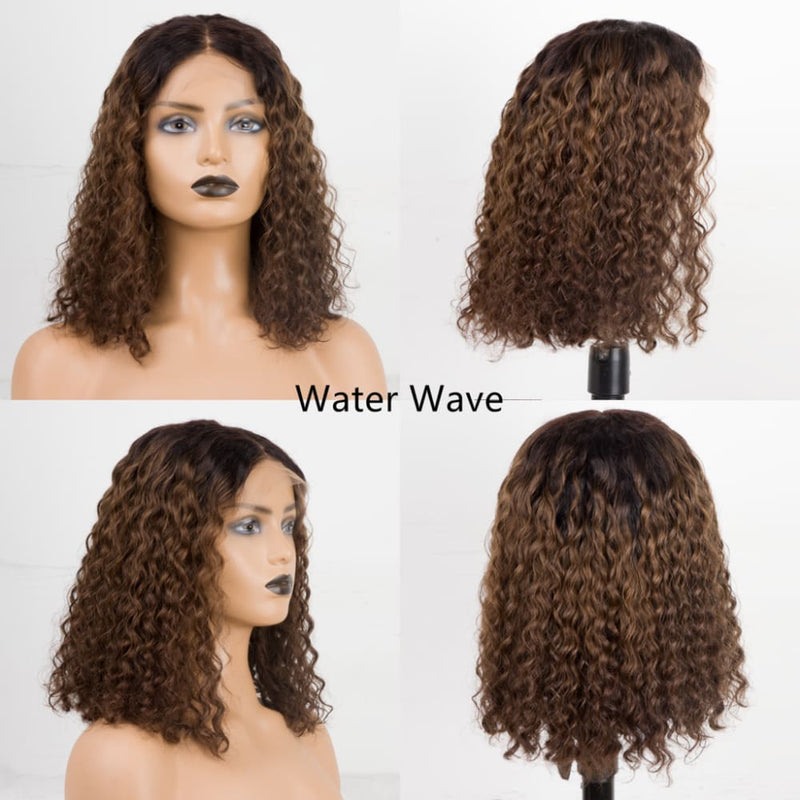 Dazzline | T Part Virgin Human Hair Precolored Lace Wigs