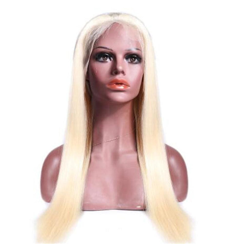 Doris | 13X6 Lace Front Preplucked 613 Blonde Human Hair BOB Lace Wig | Silky Straight