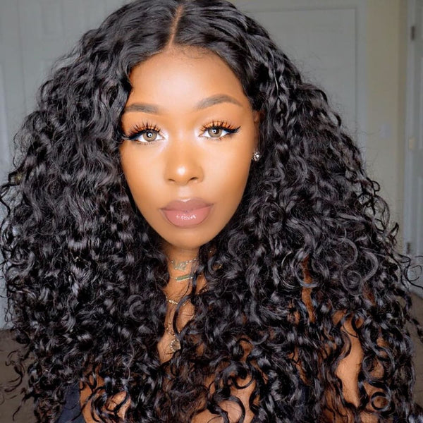 Edith | Diamond Fake Scalp 370 Lace Frontal Wig | Water Wave
