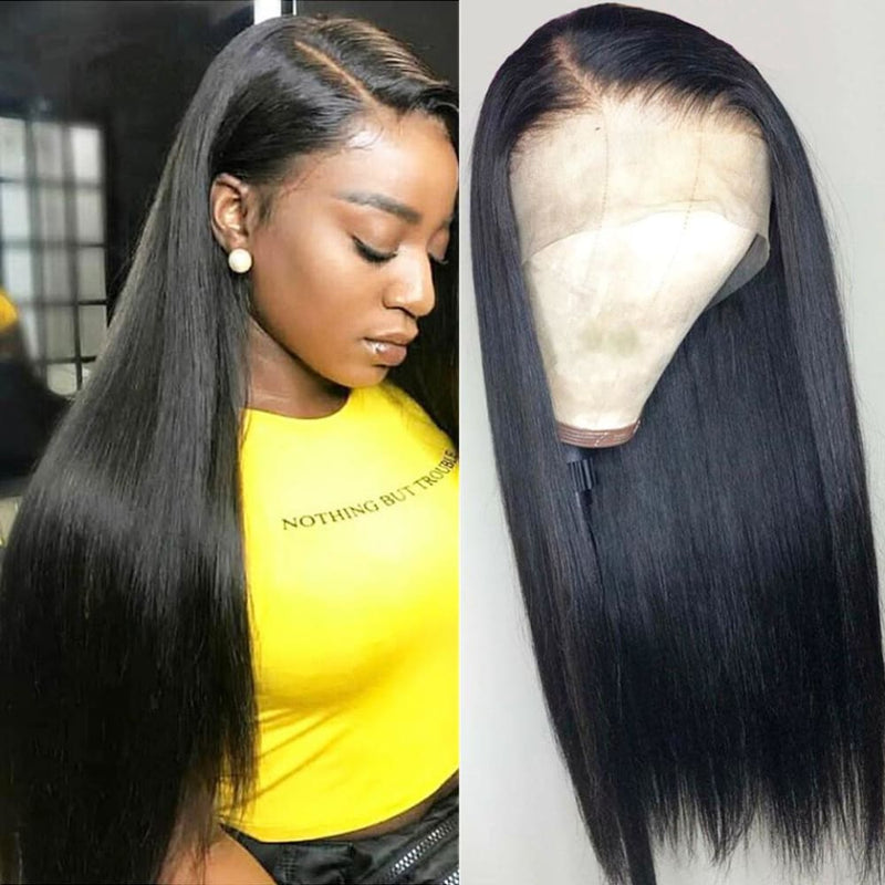 Eva | Preplucked Virgin Human Hair 360 Lace Wig | Silky Straight