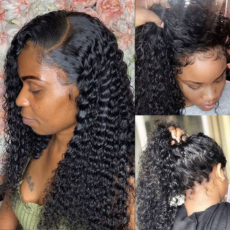 Ezra | Diamond Fake Scalp 370 Lace Frontal Wig | Curly