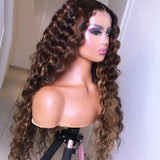 Gemma | Highlight Blonde 6X6 Virgin Human Hair Closure Lace Wig Loose Wave