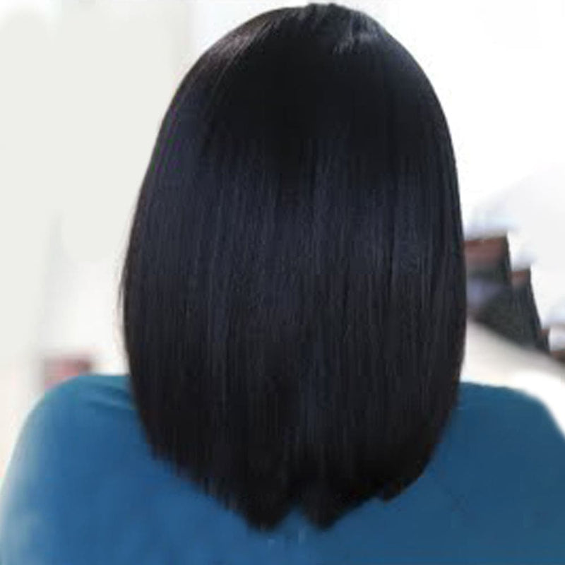 Glueless Headband Wig Virgin Human Hair Straight Bob Wig