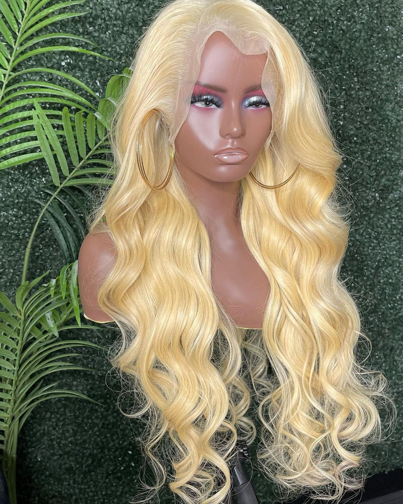 Miranda | Preplucked Virgin 613 Blonde Human Hair Lace Wig | Body Wave