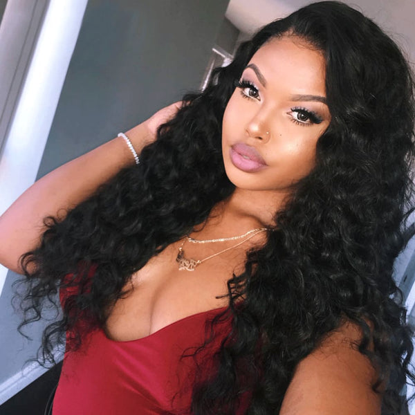 Hellen | 13X6 Deep Parting Lace Front Preplucked Virgin Human Hair Lace Wig | Loose Wave