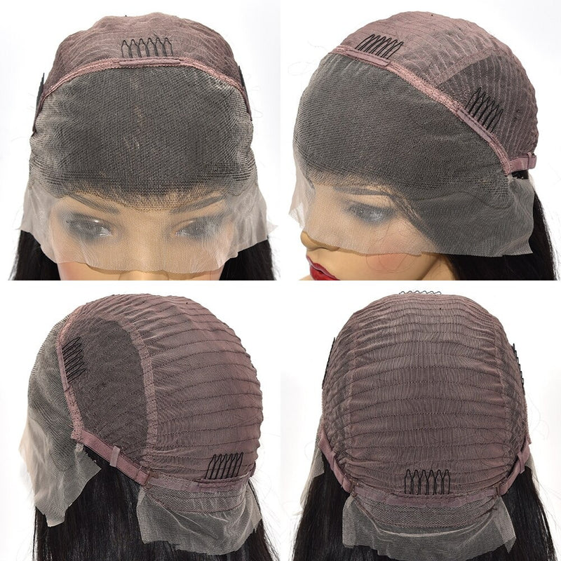 13x6 Water Wave Highlight Bob Human Hair Lace Front Wig