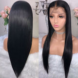 Jada | Diamond Fake Scalp 13X6 Human Hair Lace Front Wig | Silky Straight