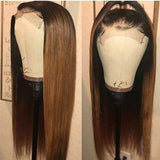 Leah 1B/27 Ombre Pre-Plucked 13X6 Human Hair Lace Front Wig