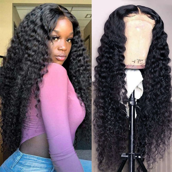 Lilith | 4X4 Lace Closure Wig Pre-plucked Human Hair Deep Wave