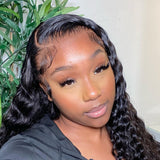 13x6 3D FULL FRONTAL Skin Melt Lace Preplucked Human Hair Lace Front Wig | Loose Wave