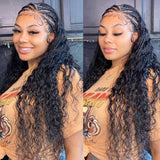 13x6 3D FULL FRONTAL Skin Melt Lace Preplucked Human Hair Lace Front Wig | Loose Wave