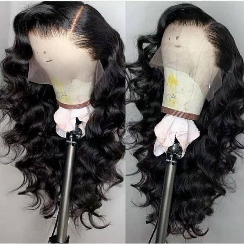 MICHELLE | NEW 13*6 Skin Melt Lace Front Bouncy Wavy Wig Invisible Swiss Lace+ Invisible Knots