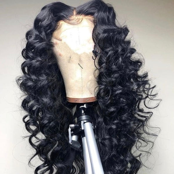 MICHELLE | NEW 13*6 Skin Melt Lace Front Bouncy Wavy Wig Invisible Swiss Lace+ Invisible Knots