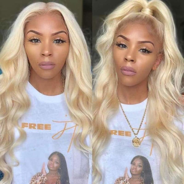 Miranda | Preplucked Virgin 613 Blonde Human Hair Lace Wig | Body Wave