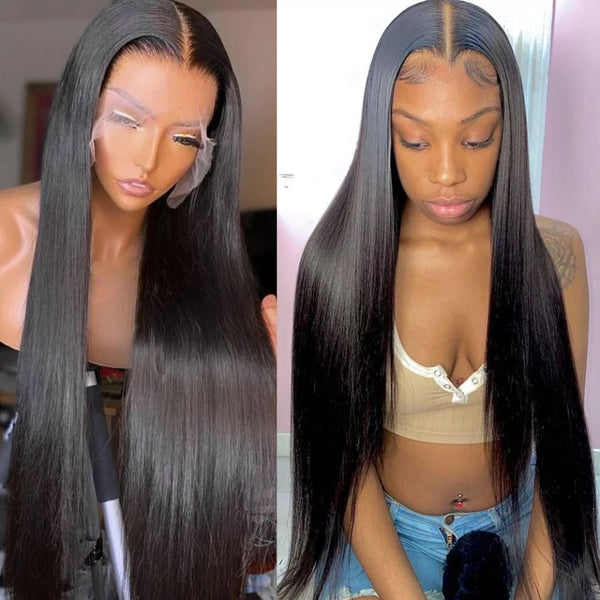 Monica| Preplucked Virgin Human Hair Lace Wig | Silky Straight