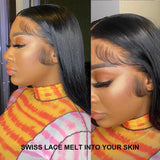 NEW Boutique Skin Melt Lace + Delicate Hairline Frontal Bob Wigs Body Wave