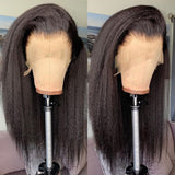 NEW Boutique Skin Melt Lace + Delicate Hairline Frontal Wig KINKY Straight