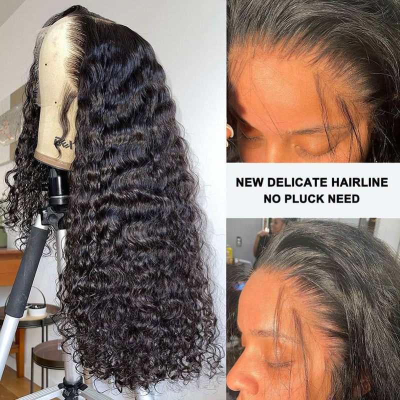 NEW Boutique Skin Melt Lace + Delicate Hairline Frontal Wig Water Wave