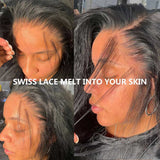 NEW Boutique Skin Melt Lace + Delicate Hairline Frontal Wig YAKI Straight