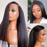 NEW Boutique Skin Melt Lace + Delicate Hairline Frontal Wig YAKI Straight