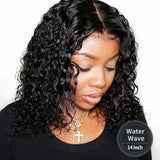 NEW Launch 13*6 Skin Melt Wig Invisible Swiss Lace+ Invisible Knots - Water 14 inch / Small 21.5 inch+3 Days / 130%