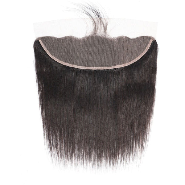 Pre-Plucked Hairline Lace Frontal With Baby Hair Silky straight Brazilian Hair