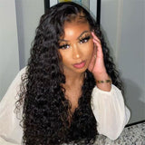 Preplucked Water Wave 360 Lace Front Human Hair Wig