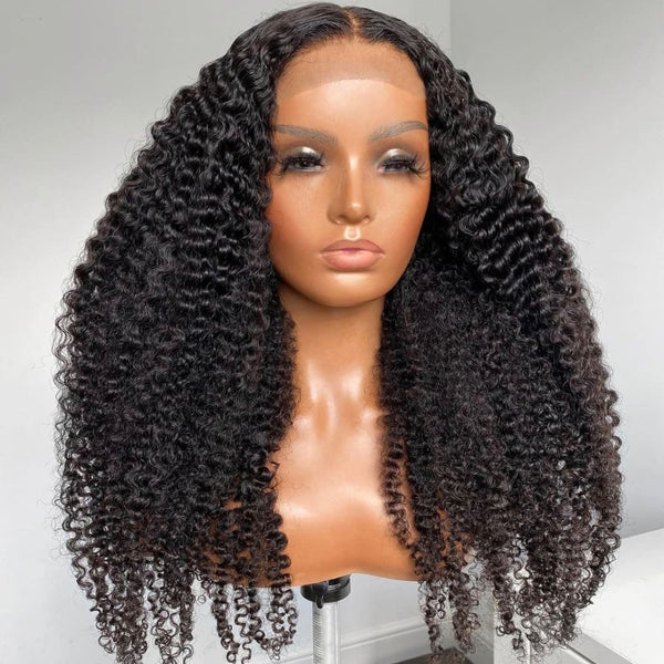 Rhea | NEW 13*6 Skin Melt Lace Front Kinky Curly Wig Invisible Swiss Lace+ Invisible Knots