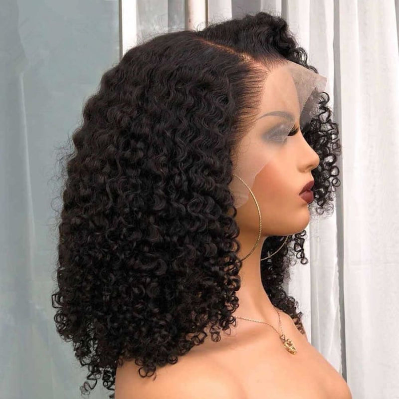 NEW Skin Melt Full Lace Curly Wig Invisible Swiss Lace+ Invisible Knots