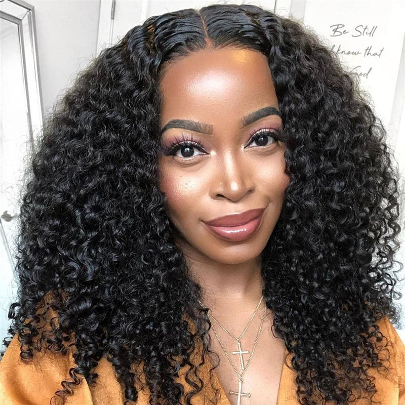 NEW Skin Melt Full Lace Curly Wig Invisible Swiss Lace+ Invisible Knots
