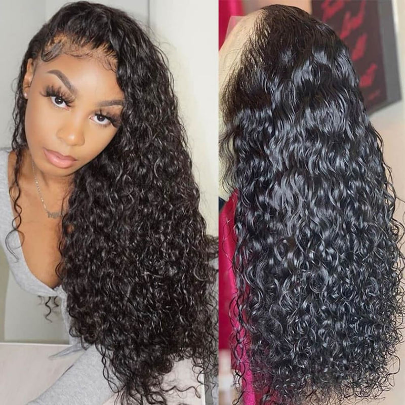 NEW Skin Melt Full Lace Water Wave Wig Invisible Swiss Lace+ Invisible Knots