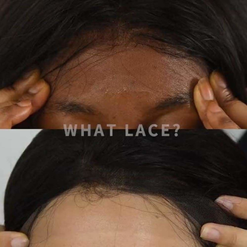 Copy of Pre-Plucked Hairline Straight Lace Closure With Baby Hair Brazilian Hair