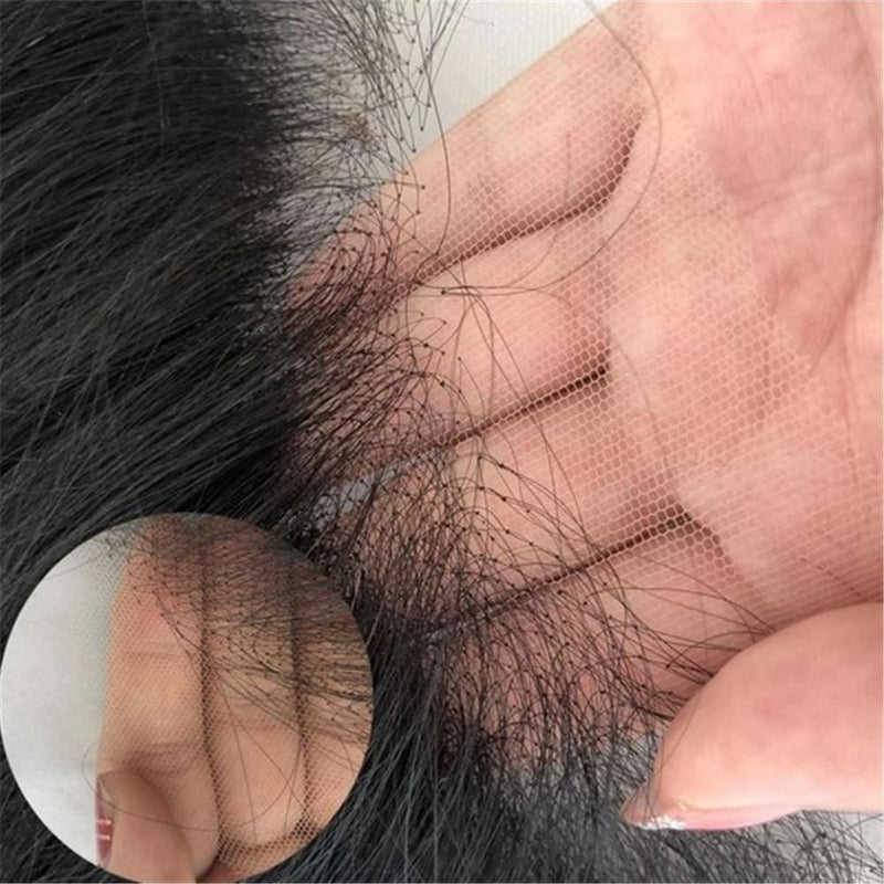 Swiss Lace Closure Pre-Plucked Hairline With Baby Hair Straight