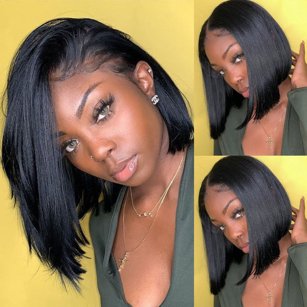 Taylor| Human Hair BOB Lace Wig | Silky Straight