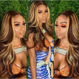 Trinity | Highlight Blonde Preplucked Virgin Human Hair Lace Wig Body Wave