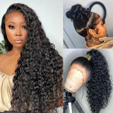 ZENIA |Preplucked Wet And Wavy Full Lace Human Hair Lace Wig | Water Wave